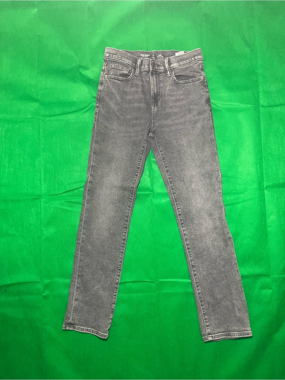 Boys Gray Slim Fit Jeans - Unbranded